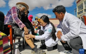 西藏阿里，高原义诊